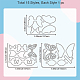 GLOBLELAND Butterfly Bow Cutting Dies for Card Making 3D Layered Bowknot Metal Die Cuts Cutting Dies Template DIY Scrapbooking Embossing Paper Album Craft Decor DIY-WH0309-1651-6