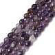 Natürlichen Amethyst Perlen Stränge&nbsp;G-K376-F03-01-2