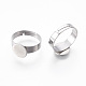 Componentes de anillos de dedo de 304 acero inoxidable ajustables STAS-F149-21P-A-2