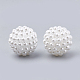 Perles acryliques de perles d'imitation OACR-T004-10mm-20-1