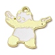Pendentifs émail en alliage de zinc&nbsp;ENAM-Z005-03C-G-1
