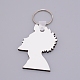 Sublimation Blanks Keychains KEYC-WH0020-09-1