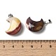 Натуральный mookaite подвески G-H035-01P-06-3