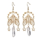 Серьги-подвески в виде насекомых из нержавеющей стали 304 EJEW-JE06681-02-1