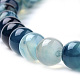 Natural Striped Agate/Banded Agate Beads Strands X-G-S259-04C-8mm-3
