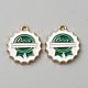 Подвески из эмалевого сплава октоберфест ENAM-CJC0015-20E-1