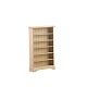 Miniatur 6-stöckiges Holz-Bücherregal mit Dekorationen MIMO-PW0001-065-1