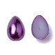 Cabujones de perlas de imitación de plástico ABS SACR-R749-8x5mm-Z47-2