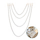 8pcs 8 styles perles rondes acryliques blanches poignées de sac FIND-TA0001-37-2