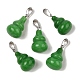 Крашеные натуральный белый нефрит подвески G-B127-03P-18-2