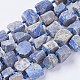 Abalorios de lapislázuli naturales hebras G-G543-01-1