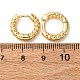 Латунные серьги обруча EJEW-K267-23G-5