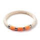 Ensemble de bracelets extensibles hieishi en hématite synthétique et argile polymère pour femme BJEW-JB07430-11