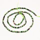 Dyed Natural Ruby in Zoisite Rondelle Bead Strands G-N0082-F3x2mm-04-3