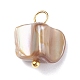 Natural Dyed Shell Charms PALLOY-JF01339-05-2