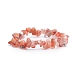 Ensemble de bijoux en perles d'agate rouge naturelle SJEW-JS01232-04-4