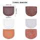 Etiqueta de bolso de cuero genuino de 3 colores chgcraft FIND-CA0001-66-2