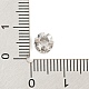 Cremagliera placcatura micro ottone spianare perline zirconi ZIRC-F140-03P-A-3