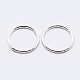 925 runde Ringe aus Sterlingsilber STER-F036-03S-0.9x4-2