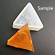 Moules en silicone triangulaires en forme de silicone X-AJEW-P036-06-4