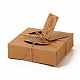 Caja de galletas de papel kraft CON-WH0076-60-1