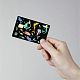 PVC プラスチック防水カード ステッカー  銀行カードの装飾用の粘着カードスキン  長方形  人魚  186.3x137.3mm DIY-WH0432-067-5