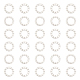 Unicraftale 30 pieza de 12 mm de diámetro 304 anillos de enlace de acero inoxidable con números romanos 1~12 o patrón anillo redondo marcos circulares conectores anillo para pulsera fabricación de joyas STAS-UN0046-57-1