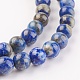 Chapelets de perles en lapis-lazuli naturel G-G099-8mm-7A-3