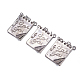 Ideas for Valentines Day Gifts for Him Zinc Alloy Love Note Pendants PALLOY-A15463-AS-FF-5