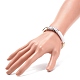 Acryl-Stretch-Armband mit gebogenen Rohrperlen für Frauen BJEW-JB08437-01-3