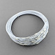Cavo collana filo di acciaio inossidabile creazione di gioielli fai da te TWIR-R003-22-1
