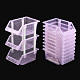 プラスチックビーズディスプレイトレイ  ピンク  6-3/4x4-3/4x3-1/8インチ（17x12x8cm）  12個/セット C049Y-3-2