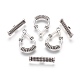 Tibetan Style Alloy Toggle Clasps LF10216Y-NF-1