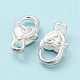 Tibetan Style Alloy Lobster Claw Clasps TIBE-T002-20S-RS-2