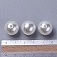 Imitation Pearl Acrylic Round Beads X-PL614-22-4