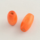 Dyed Natural Wood Beads WOOD-Q003-6x4mm-08-LF-1