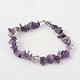 Bracelets de perles de pierres précieuses naturelles BJEW-JB02082-2
