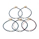 Ensembles de colliers pendentif lettre mixte coquillage naturel NJEW-JN03303-1