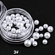 Abs de plástico imitación perla uñas decoraciones del arte MRMJ-T010-165C-2