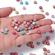 Perles acryliques opaques de couleurs mélangées MACR-Q242-011B-6