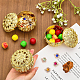 Chgcraft 12 Stück runde Süßigkeitenboxen aus Kunststoff für Hochzeitsgeschenkboxen CON-WH0087-45-4