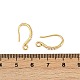 Латунные крючки для сережек KK-B137-15G-02-3