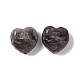 Perles d'obsidienne en argent naturel G-G859-12-2