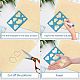 GORGECRAFT 2 Styles Jewelry Shape Template Reusable Earrings Making Plastic Hearts Cutouts Cutting Stencil Lapidary Templates for Cabochons Bracelets Earrings Making Jewelry DIY Crafts Favors DIY-WH0359-002-3
