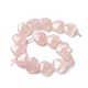 Natural Rose Quartz Beads Strands G-G996-B07-2