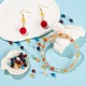 160 pièces 8 kits de fabrication de bijoux à bricoler soi-même DIY-FS0001-07-5