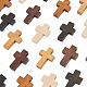 SUNNYCLUE 1 Box 60Pcs Wood Cross Pendants Mixed Color Natural Wooden Small Cross Charms Pendants for Religious Party Favors Necklace Jewelry Making DIY Craft Handmade Accessories WOOD-SC0001-03-3