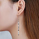SHEGRACE 925 Sterling Silver Thread Earrings JE609A-2