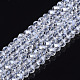 Chapelets de perles en verre électroplaqué EGLA-A034-T10mm-A08-1