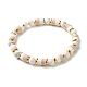 Set di braccialetti elastici impilabili perline d'amore per donna BJEW-JB07162-3